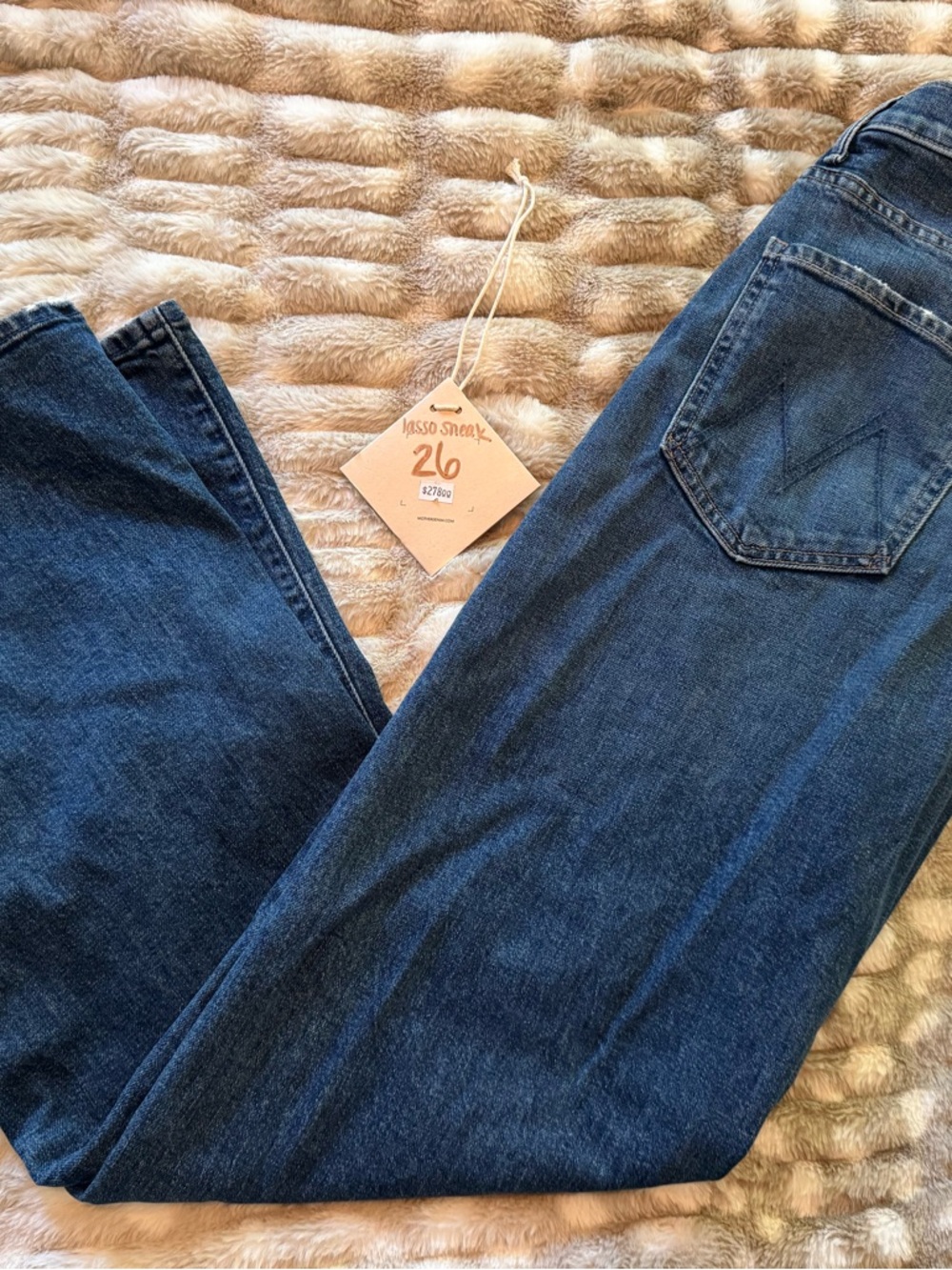 Mother lasso sneak jeans